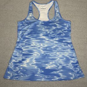 Columbia Omni-Wick Sportswear Sleeveless Tank Top Pullover Size XL Blue Waters